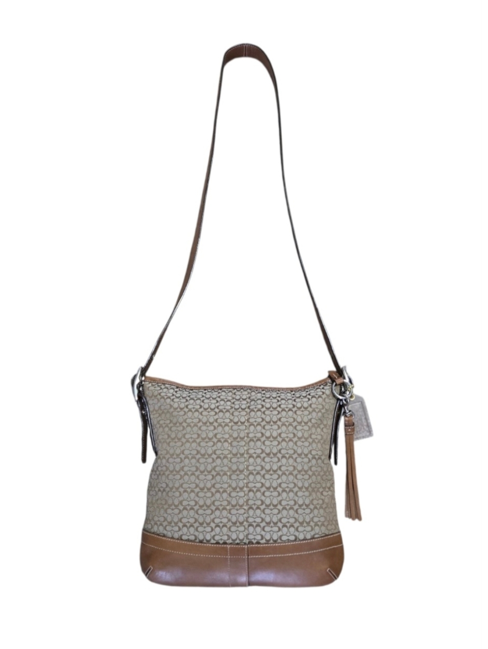 Coach (Vintage) F066-F10417 Signature Mini "C" Covertible/Shoulder Bag-EUC - Picture 3 of 15